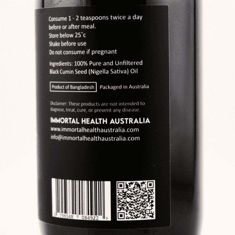 Beyond Organic, Unfiltered Black Seed Oil - 100ml - Image 3