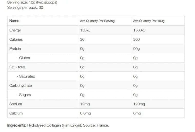 NZProtein Marine Collagen 300g - Image 2
