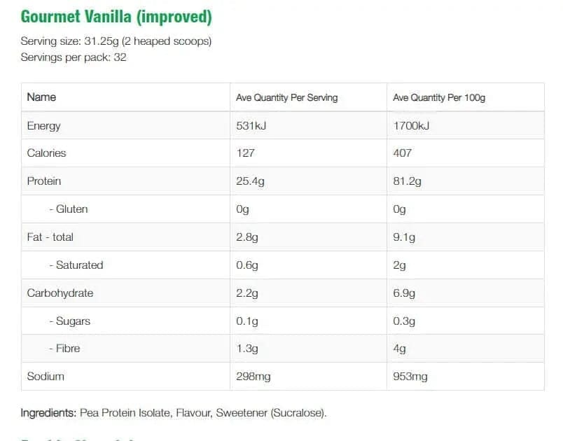 NZProtein Pea Isolate Protein - Image 3