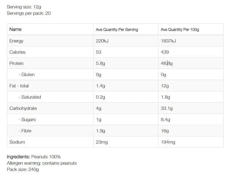 NZProtein Powdered Peanut Butter - Image 2