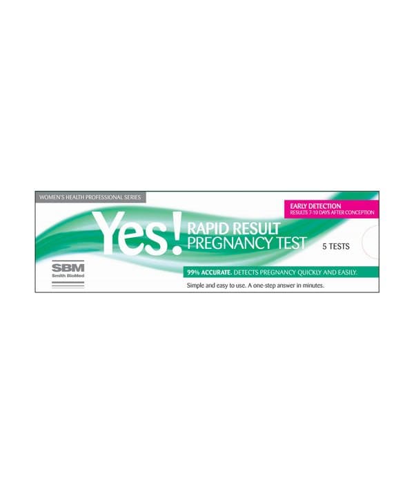 Yes! Rapid Result Pregnancy Test (5 tests in box)